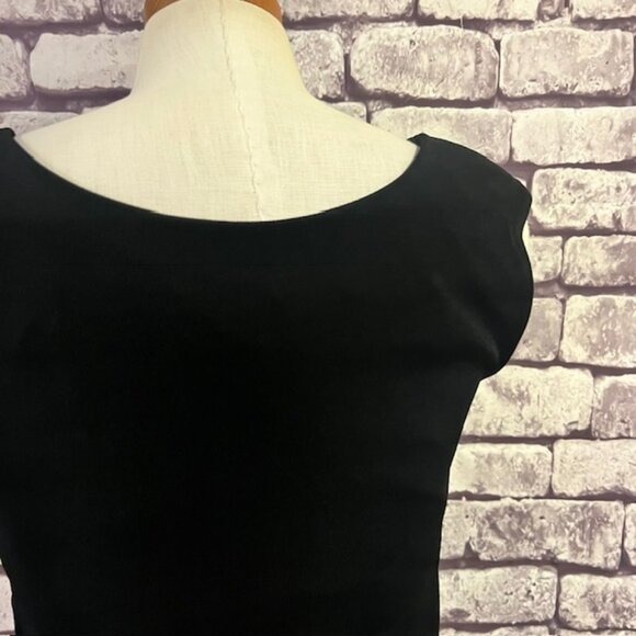 Chico's Black, Beige & Brown Sleeveless Blouse Size L - Picture 6 of 8